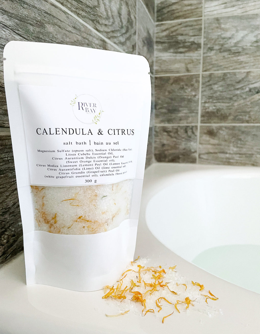 Calendula & Citrus Salt Bath